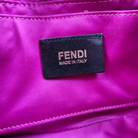 Fendi small shoulder handbag in purple,hobo bag - Picture 9 of 12